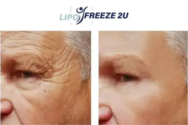 Mens before and after Morpheus 8 Clifton results.