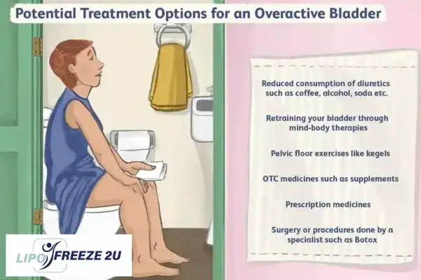 image of woman on toilet because of an overactive bladder Clifton