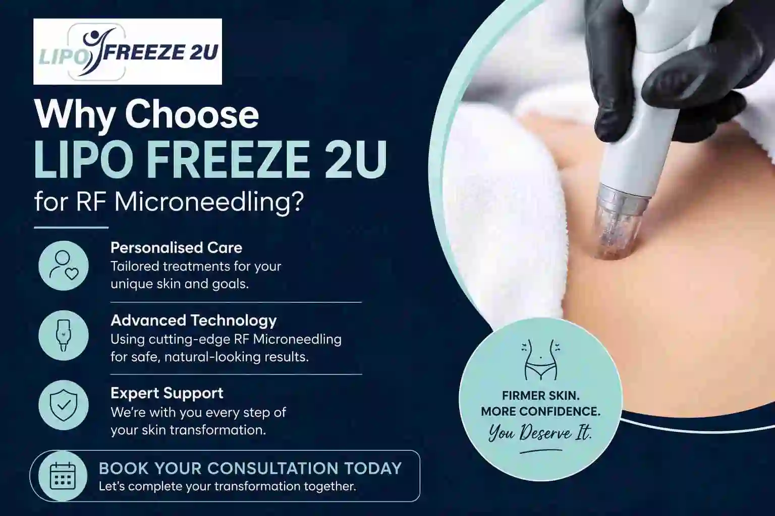 Why Choose LIPO FREEZE 2U for RF Microneedling Clifton?