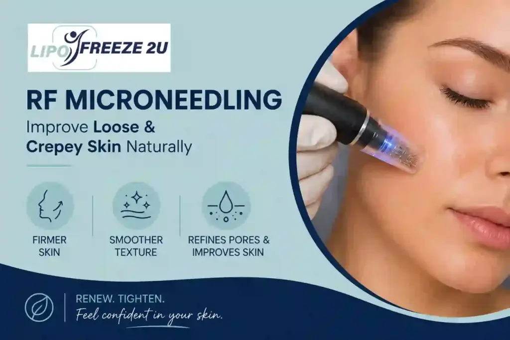 Can RF Microneedling Help Improve Loose and Crepey Skin Clifton?